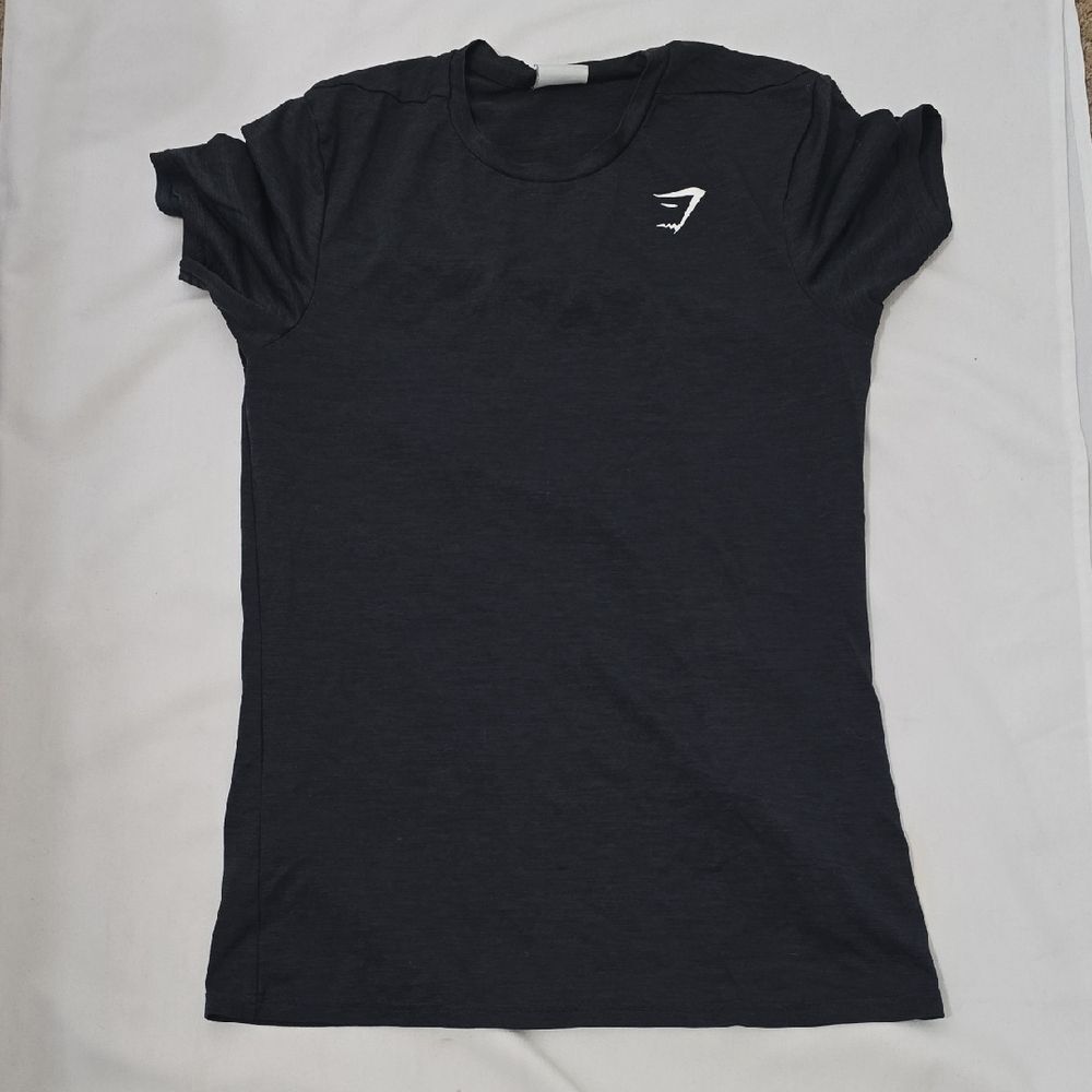 Gymshark Charcoal‎ Mens Short Sleeve Tee S